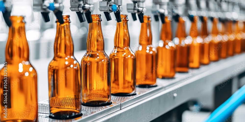 Poster streamlining the bottling production process an in-depth look at efficient beverage packaging