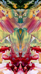 Abstract art background . Hand painting artwork . Canvas .