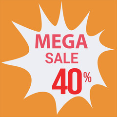 mega sale banner