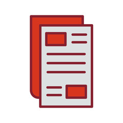 Newspaper Vector Icon