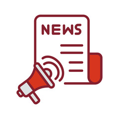 Newspaper Ad Vector Icon