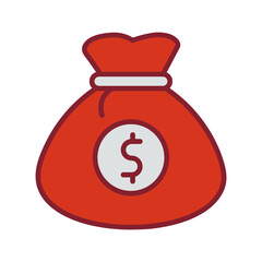 Money Bag Vector Icon
