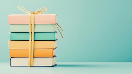 Fototapeta premium Stack of notebooks with different paper quality and price tags, buyer s evaluation
