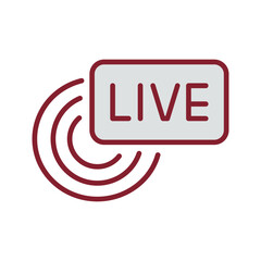Live Broadcast Vector Icon