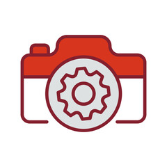 Camera Settings Vector Icon