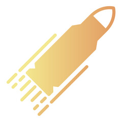 Bullet  icon, gradient vector illustration