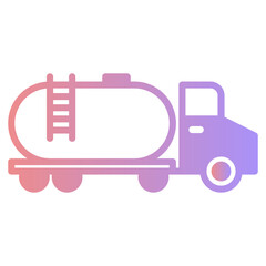 Transportation  icon, gradient vector illustration