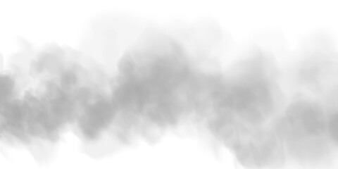 Bright black Smoke Cloud Illustration. Fantastic black smoke. Magic smoke. Smog cloud on podium or stage. Fog vapor over ground or water surface, magic haze. PNG.