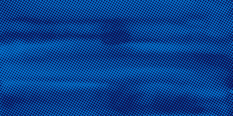 Creative background. Dark Blue Halftone Texture. Wavy pop art design perfect for posters, flyers, web, print