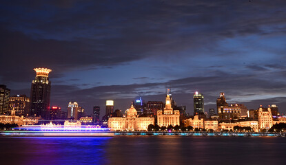 Landmark in China, Shanghai, The Bund, July 27, 2024