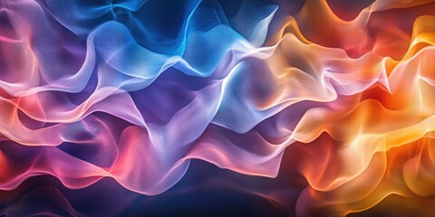 Obraz premium A close-up shot of a fiery blaze with thick smoke filling the frame