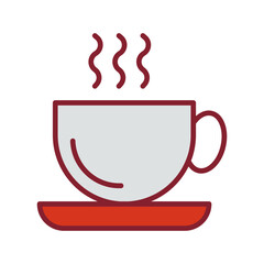 Hot Coffee Vector Icon