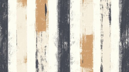 Rustic striped pattern design in neutral colors for interior decor and wallpaper