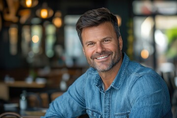 Obraz premium A person sitting down to eat, with a plate of food in front of them