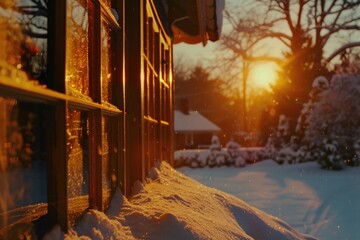 Cozy home atmosphere with natural light from the window