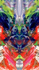 Abstract art background . Hand painting artwork . Canvas .