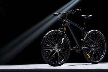 Fototapeta premium a robust mountain bike ready for adventure