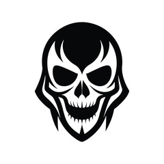 Vintage-Style Skull Illustration Vector