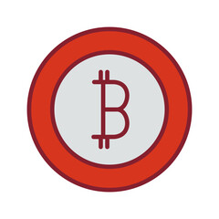 Bitcoin Vector Icon