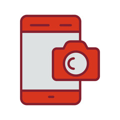 Smartphone Photography Vector Icon