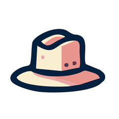 Simple Hat Illustration - Transparent Background