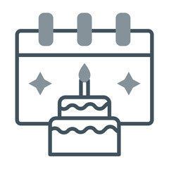 Fototapeta premium Birthday Icon Design