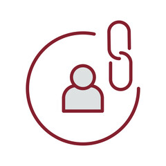 Contact Links Vector Icon