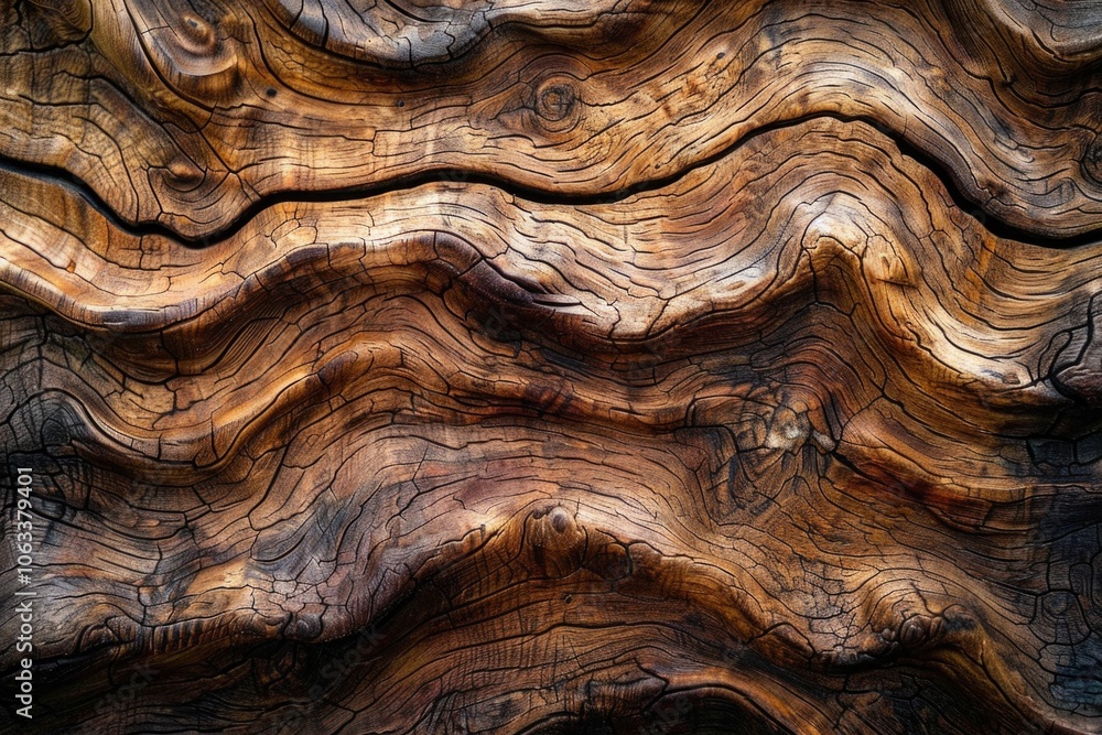 Poster close-up shot of a tree trunk, perfect for using in nature-inspired designs or illustrations