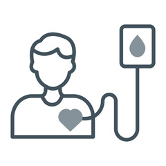 Donor Vector Icon Design