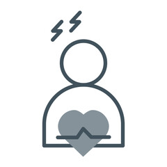Stress Vector Icon Design