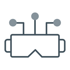 Virtual Reality Vector Icon Design