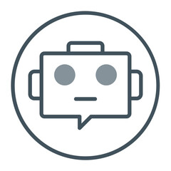 Bot Vector Icon Design
