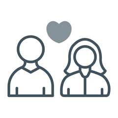 Realtionship Vector Icon Design