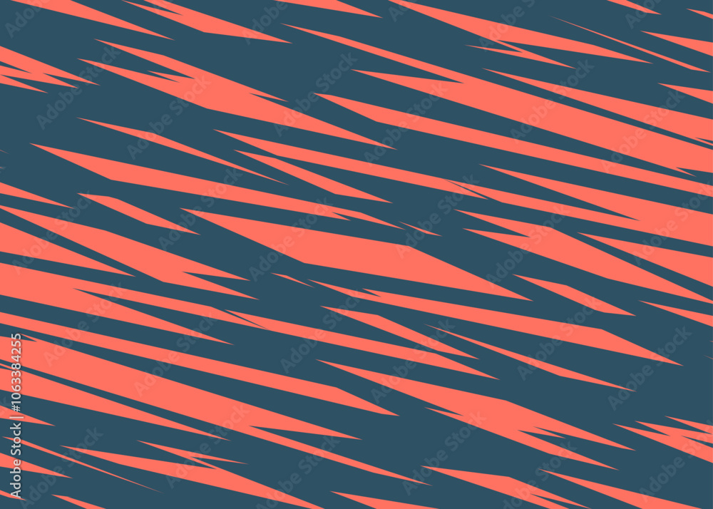 Poster abstract background with seamless rough slash lines pattern