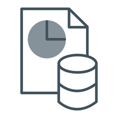 Pie Chart Vector Icon Design