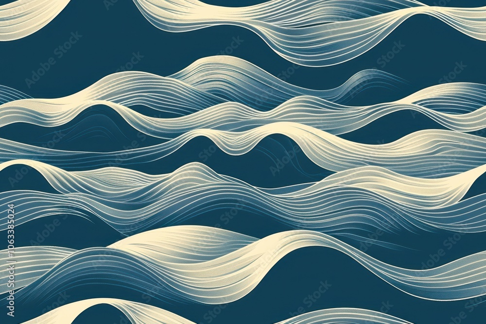 Poster minimalistic seamless snow pattern design for backgrounds