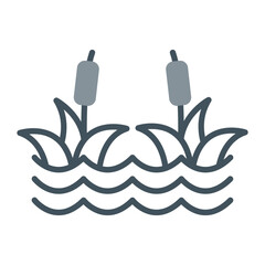 Wetland Vector Icon Design