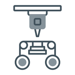 Laminated Object Manufacturing Icon Design