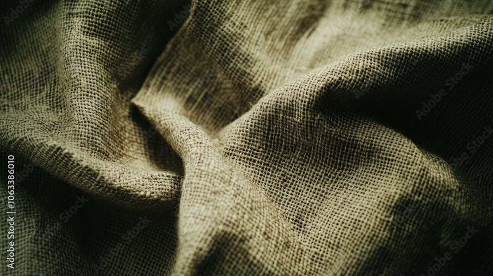 Poster a detailed shot of a piece of cloth's surface, great for highlighting patterns and textures in vario