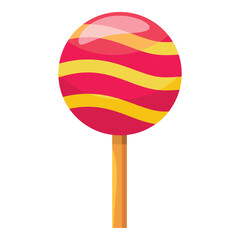 lollipop illustration isolated on white background