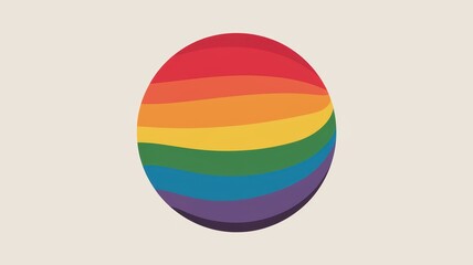 Rainbow Egg - A Colorful and Abstract Design