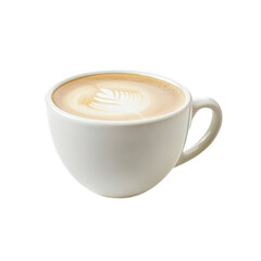 Fototapeta premium Cup of Latte with Latte Art
