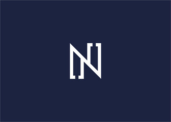 Letter n with baseball logo icon design vector design template inspiration