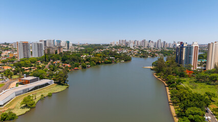 Cidade de Londrina, paraná, brasil. Vista aérea da cidade de londrina no paraná. 