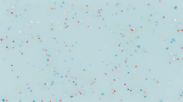 Holiday celebration concept - box with confetti