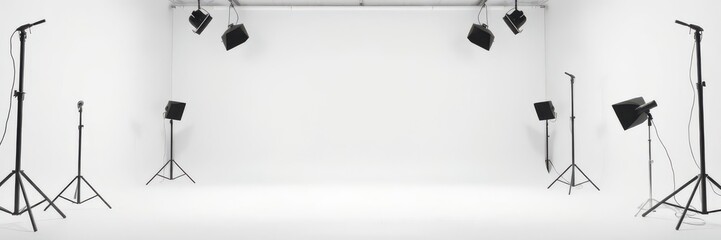 A studio light background with soft, even lighting and no harsh shadows, bright, simple
