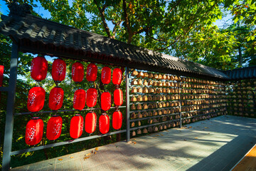 Wat Phra That Doi Phra Chan in the city of Mae Tha in Lampang North of Thailand, travel Unseen...