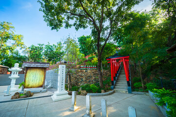 Wat Phra That Doi Phra Chan in the city of Mae Tha in Lampang North of Thailand, travel Unseen...