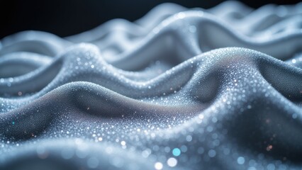 3d rendering of a wavy surface