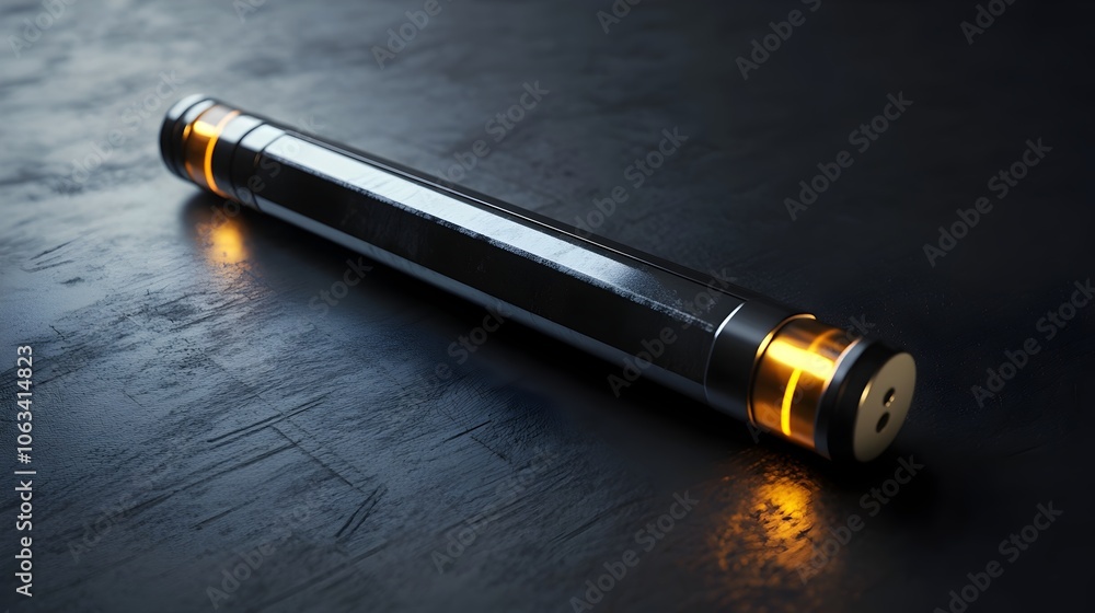 Aufkleber sleek metallic loading bar animation with textured industrial tech effect